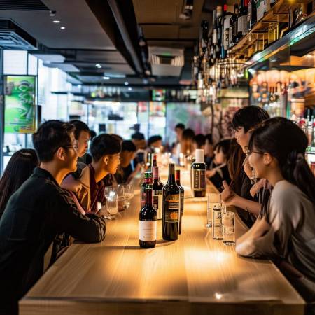 广州网红酒柜,酒种丰富,主题活