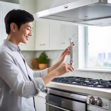 “抽油烟机弹簧,烹饪心情关键”