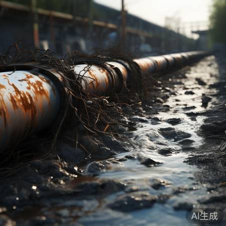 燃气管道堵塞,气体不出。