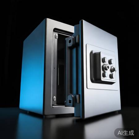 保险柜底/侧找电池盒