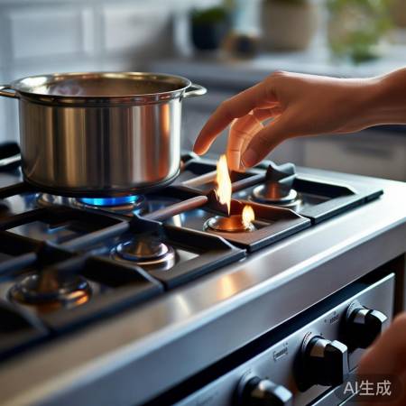 燃气灶点火步骤