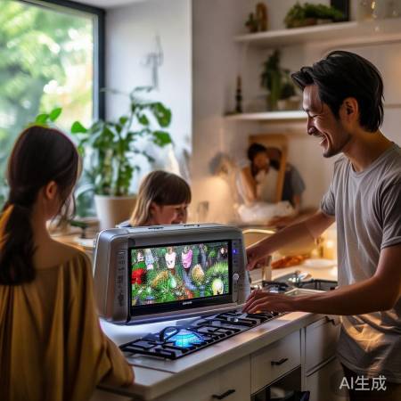 燃气灶直喷KKTV,节能环保,