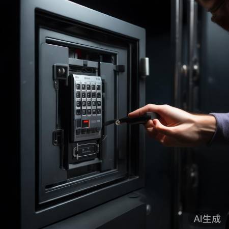 保险柜重置或调整内部