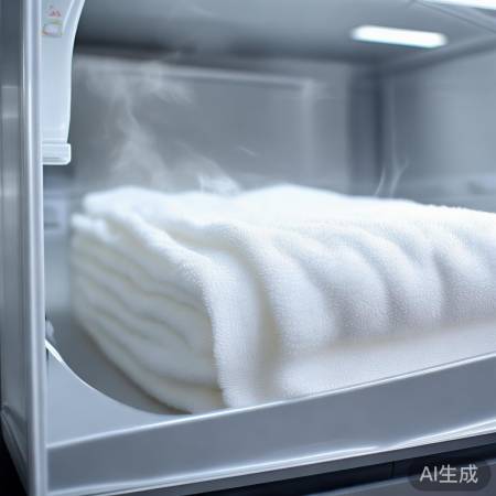 棉质毛巾柔软吸水,不宜高温消毒