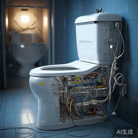 智能马桶拆解盖子详细图解：轻松了解内部构造
