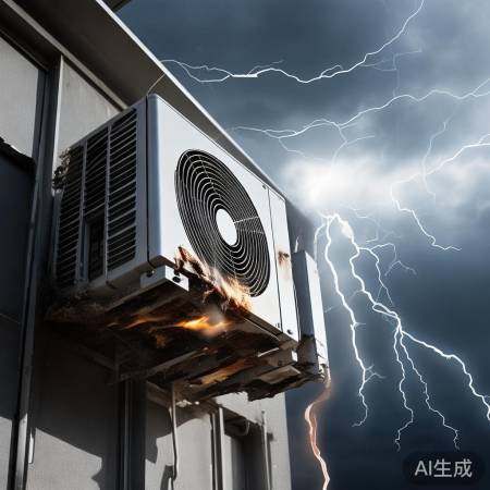 雷击毁空调主板,用电需谨慎。
