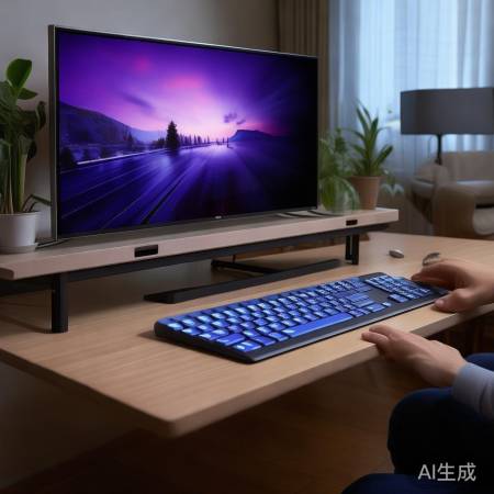 蓝牙键鼠,电脑电视两不误
