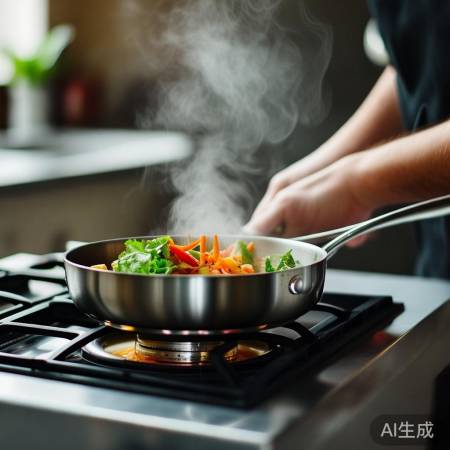 高温烹饪,营养流失小。