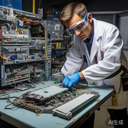 检查通讯模块，损坏需更换