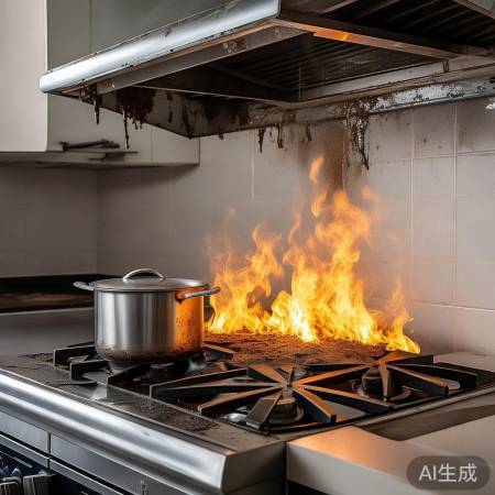 油烟腐蚀因烹饪习惯