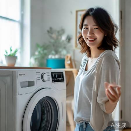 海尔免清洗洗衣机,家务轻松愉快