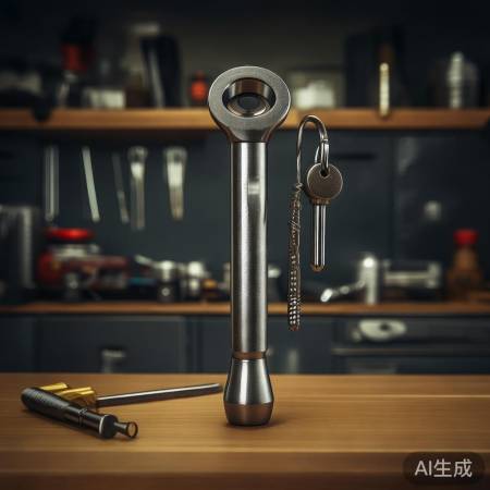 保险柜专用扳手，易操作带备用钥