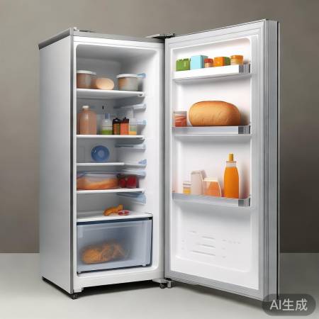 小型冰箱，空间紧凑