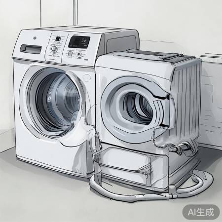 滚筒洗衣机需托盘分散冲击
