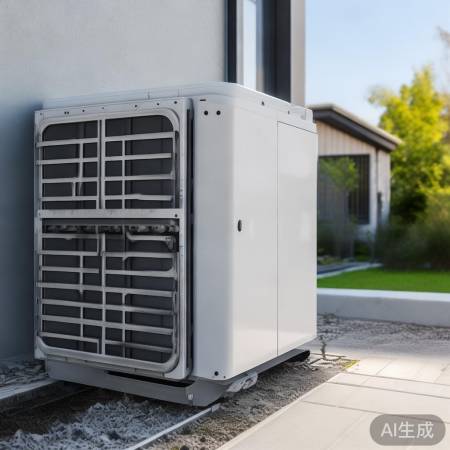 “空气能热水器，长寿命低维护”