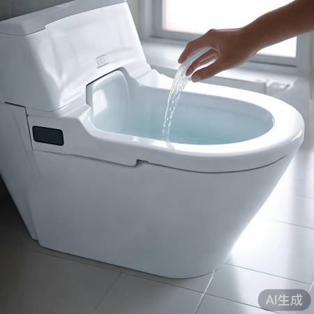 智能马桶自动冲洗，省时省力