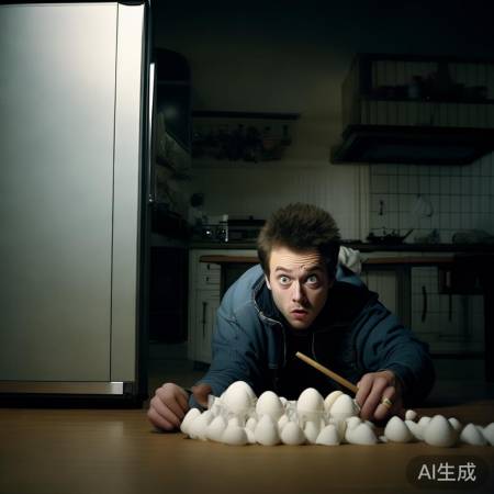 误将鸡蛋当贼吓坏自己