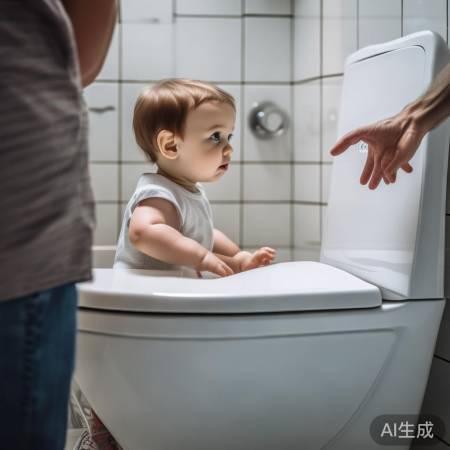 儿童勿随意操作智能马桶盖