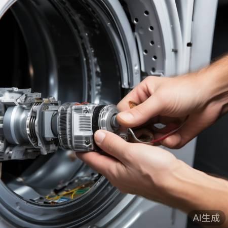 小心取出旋转感应器