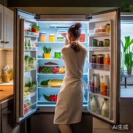 食材分类存放，定期清理冰箱