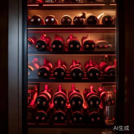 酒柜灯光，红酒诱惑