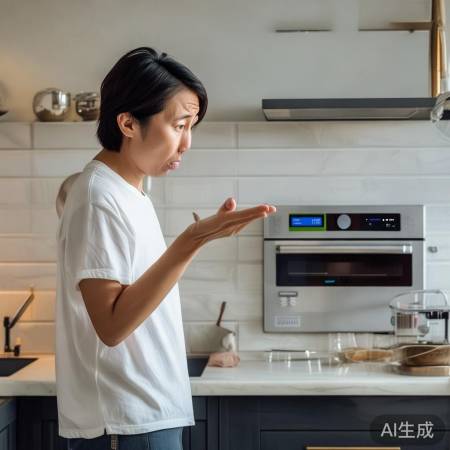 消毒柜先打开,别急按取消