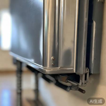 壁挂炉壳体装回，焕然一新。