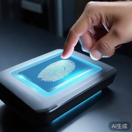 录入指纹，安全便捷。