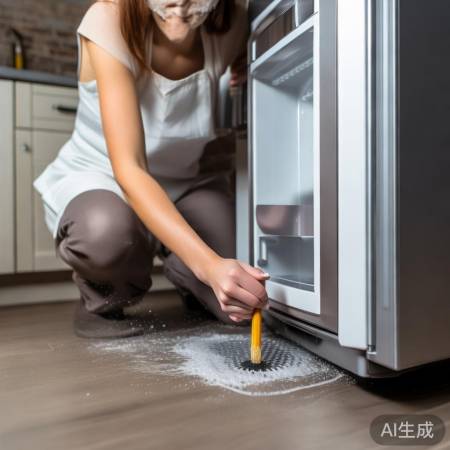 检查冰箱排水孔防噪音