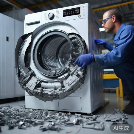 洗衣机故障，联系售后维修