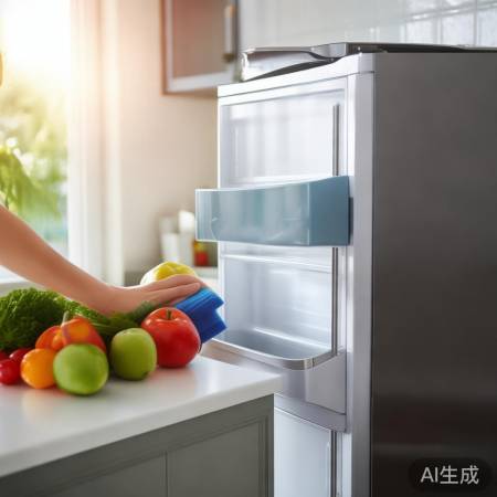 冰箱妙招:拔插头擦干净,放水果