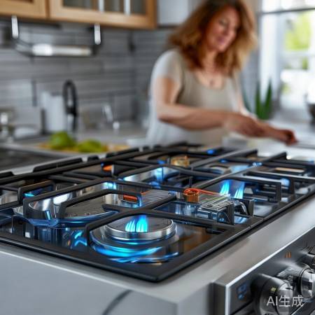 燃气灶多重安全防护