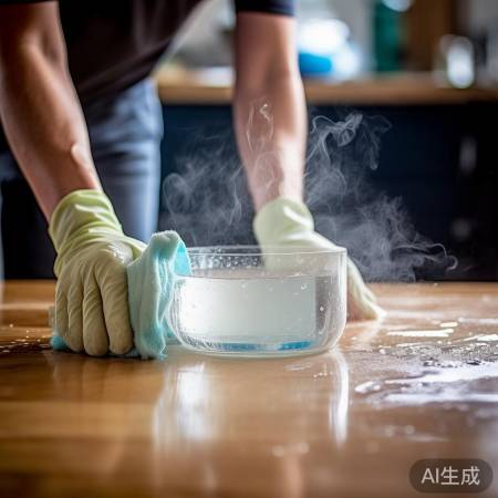 热水醋布消毒去渍