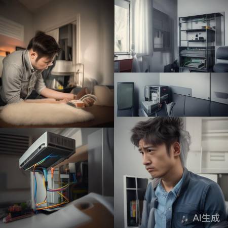 检查电源，重启或维修