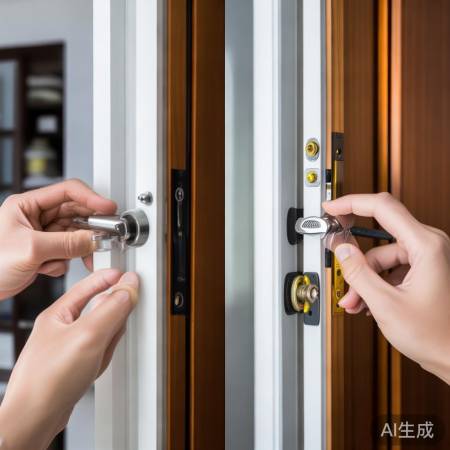 防盗门细节保养