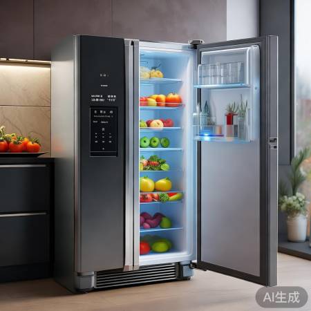 美的424冰箱,智能控温除菌