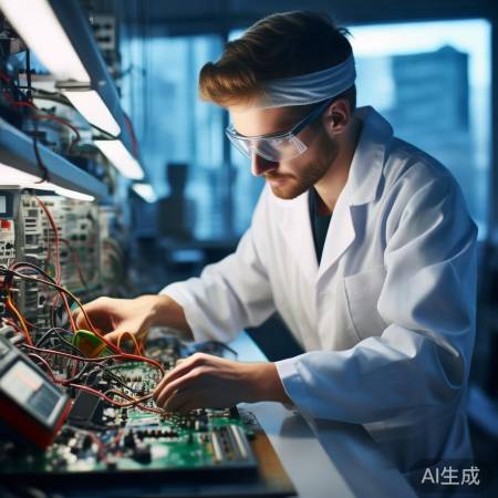 通电测试进行中