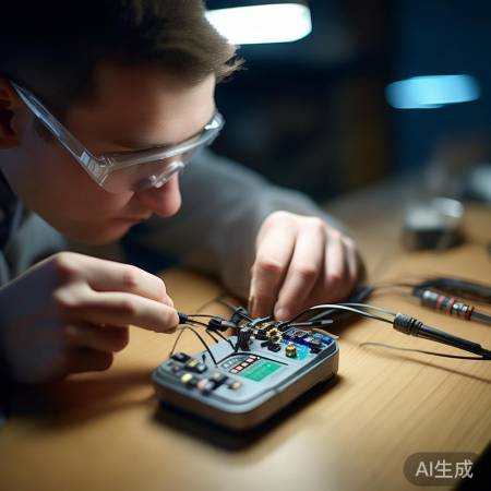 指纹锁连接电池，注意极性