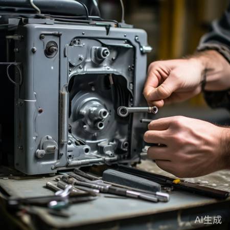 检查水箱螺丝紧固