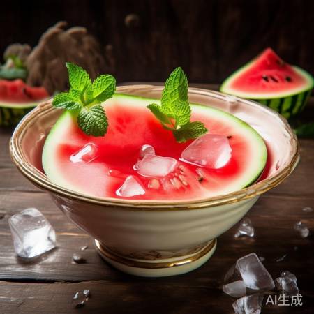 冰镇西瓜盅，清爽可口