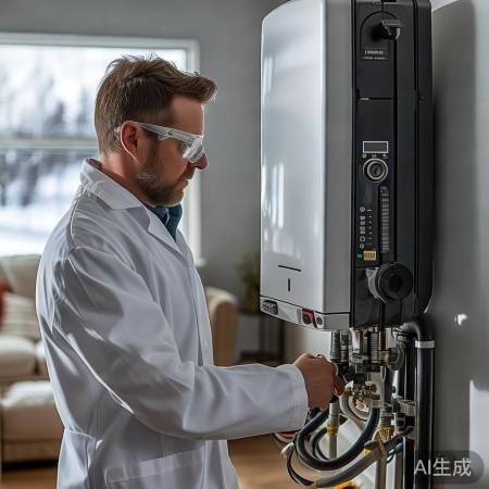 调整壁挂炉位置减少振动