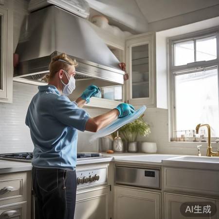 油烟机清洗注意防护通风