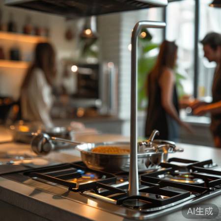 燃气灶喷嘴美如明珠