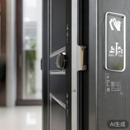 “美心门，进口锁，现代简约风”