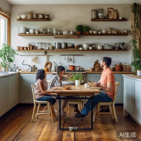 小厨房宜选吊柜外设计