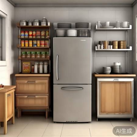 冰箱周边巧布局