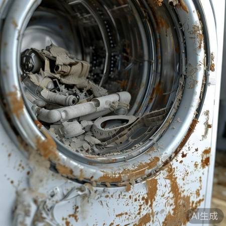 洗衣机内件磨损