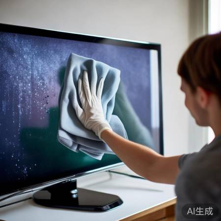 清洁电视屏小技巧