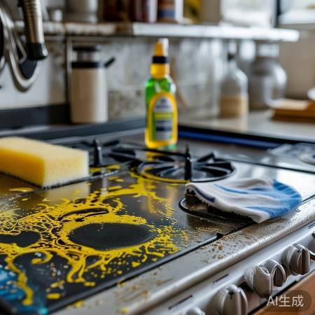 灶台清洁，油污不留痕