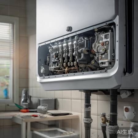 检查壁挂炉元件与循环泵